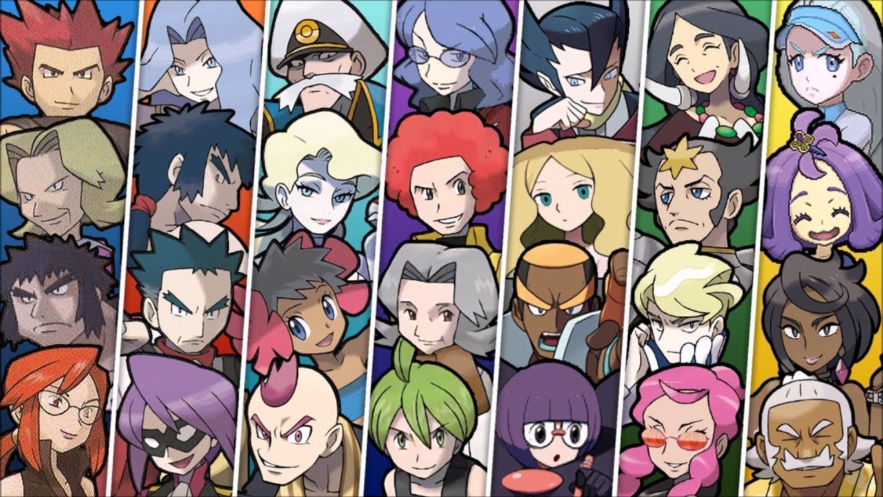 Pokemon Gym Leaders & Elite Four Pt. 1